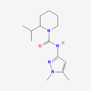 N-(1,5-dimethylpyrazol-3-yl)-2-propan-2-ylpiperidine-1-carboxamide