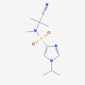 N-(2-cyanopropan-2-yl)-N-methyl-1-propan-2-ylimidazole-4-sulfonamide