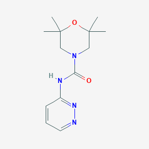 2,2,6,6-tetramethyl-N-pyridazin-3-ylmorpholine-4-carboxamide