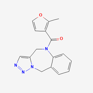 4,10-Dihydrotriazolo[5,1-c][1,4]benzodiazepin-5-yl-(2-methylfuran-3-yl)methanone