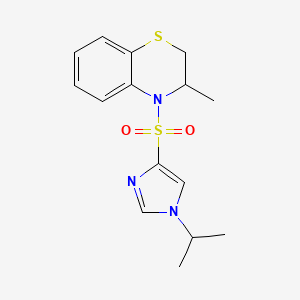 3-Methyl-4-(1-propan-2-ylimidazol-4-yl)sulfonyl-2,3-dihydro-1,4-benzothiazine