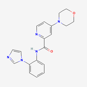 N-(2-imidazol-1-ylphenyl)-4-morpholin-4-ylpyridine-2-carboxamide