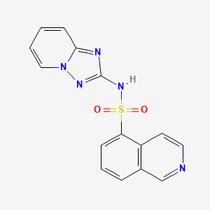 N-([1,2,4]triazolo[1,5-a]pyridin-2-yl)isoquinoline-5-sulfonamide