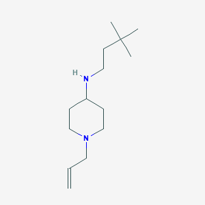 N-(3,3-dimethylbutyl)-1-prop-2-enylpiperidin-4-amine