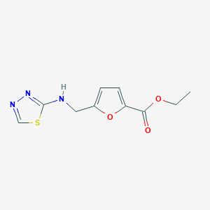 Ethyl 5-[(1,3,4-thiadiazol-2-ylamino)methyl]furan-2-carboxylate