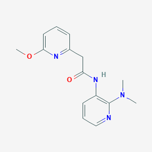 N-[2-(dimethylamino)pyridin-3-yl]-2-(6-methoxypyridin-2-yl)acetamide