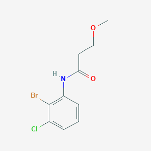 N-(2-bromo-3-chlorophenyl)-3-methoxypropanamide