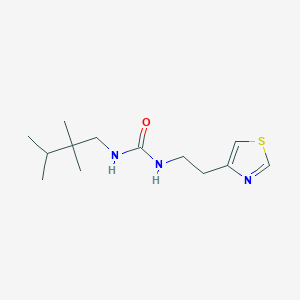 1-[2-(1,3-Thiazol-4-yl)ethyl]-3-(2,2,3-trimethylbutyl)urea