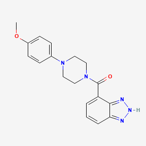 2H-benzotriazol-4-yl-[4-(4-methoxyphenyl)piperazin-1-yl]methanone