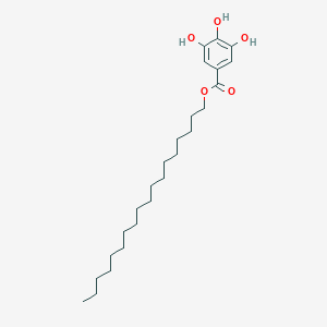 molecular formula C25H42O5 B076713 十八烷基3,4,5-三羟基苯甲酸酯 CAS No. 10361-12-3