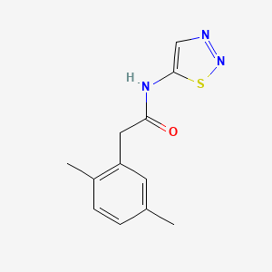 2-(2,5-dimethylphenyl)-N-(thiadiazol-5-yl)acetamide