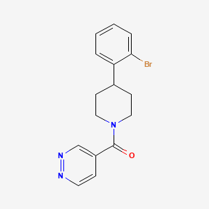 [4-(2-Bromophenyl)piperidin-1-yl]-pyridazin-4-ylmethanone