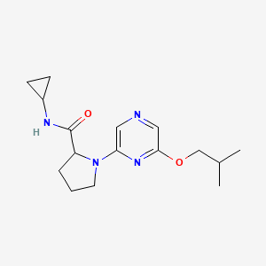 N-cyclopropyl-1-[6-(2-methylpropoxy)pyrazin-2-yl]pyrrolidine-2-carboxamide