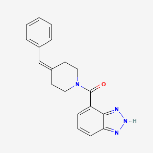 2H-benzotriazol-4-yl-(4-benzylidenepiperidin-1-yl)methanone