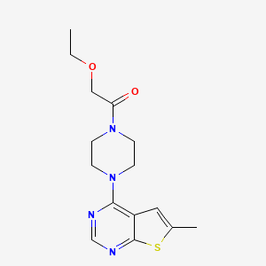 2-Ethoxy-1-[4-(6-methylthieno[2,3-d]pyrimidin-4-yl)piperazin-1-yl]ethanone