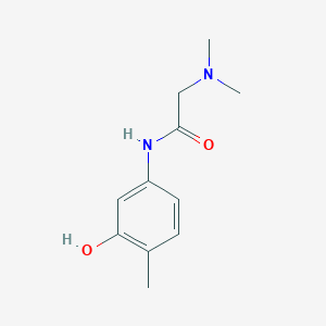 molecular formula C11H16N2O2 B7671577 2-(dimethylamino)-N-(3-hydroxy-4-methylphenyl)acetamide 