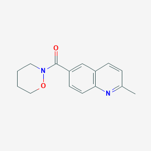 (2-Methylquinolin-6-yl)-(oxazinan-2-yl)methanone