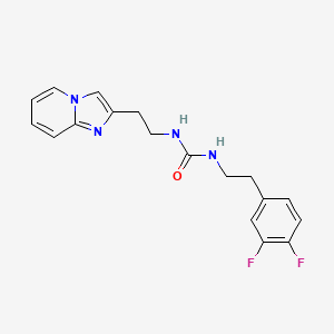 1-[2-(3,4-Difluorophenyl)ethyl]-3-(2-imidazo[1,2-a]pyridin-2-ylethyl)urea