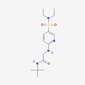 N-tert-butyl-2-[[5-(diethylsulfamoyl)pyridin-2-yl]amino]acetamide