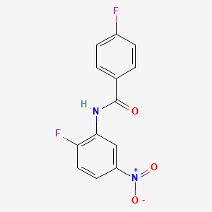 4-fluoro-N-(2-fluoro-5-nitrophenyl)benzamide