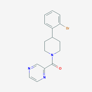 [4-(2-Bromophenyl)piperidin-1-yl]-pyrazin-2-ylmethanone