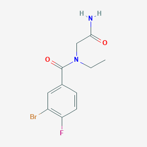 N-(2-amino-2-oxoethyl)-3-bromo-N-ethyl-4-fluorobenzamide