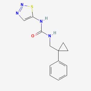 1-[(1-Phenylcyclopropyl)methyl]-3-(thiadiazol-5-yl)urea