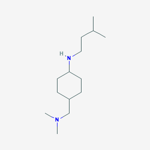 4-[(dimethylamino)methyl]-N-(3-methylbutyl)cyclohexan-1-amine