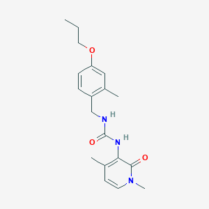 1-(1,4-Dimethyl-2-oxopyridin-3-yl)-3-[(2-methyl-4-propoxyphenyl)methyl]urea