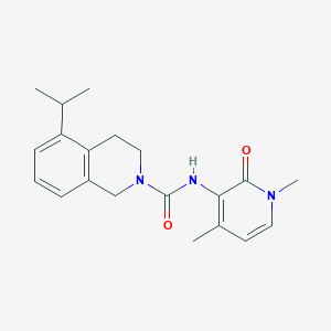 N-(1,4-dimethyl-2-oxopyridin-3-yl)-5-propan-2-yl-3,4-dihydro-1H-isoquinoline-2-carboxamide