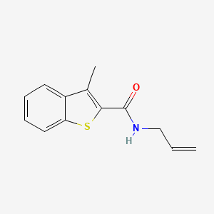 3-methyl-N-prop-2-enyl-1-benzothiophene-2-carboxamide