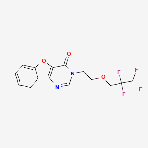 3-[2-(2,2,3,3-Tetrafluoropropoxy)ethyl]-[1]benzofuro[3,2-d]pyrimidin-4-one