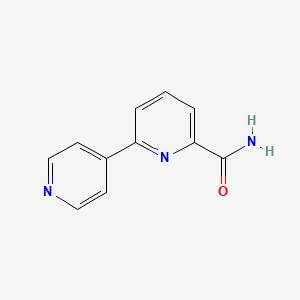 molecular formula C11H9N3O B7672460 [2,4'-Bipyridine]-6-carboxamide 