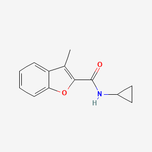 N-cyclopropyl-3-methyl-1-benzofuran-2-carboxamide