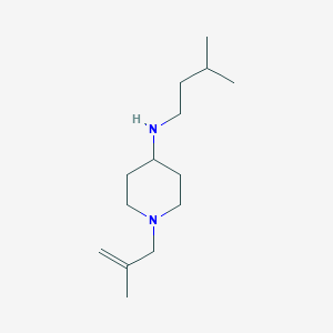 N-(3-methylbutyl)-1-(2-methylprop-2-enyl)piperidin-4-amine