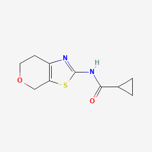 N-(6,7-dihydro-4H-pyrano[4,3-d][1,3]thiazol-2-yl)cyclopropanecarboxamide