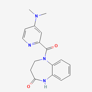 5-[4-(dimethylamino)pyridine-2-carbonyl]-3,4-dihydro-1H-1,5-benzodiazepin-2-one