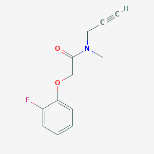 2-(2-fluorophenoxy)-N-methyl-N-prop-2-ynylacetamide