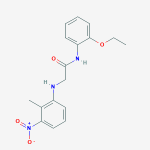 N-(2-ethoxyphenyl)-2-(2-methyl-3-nitroanilino)acetamide