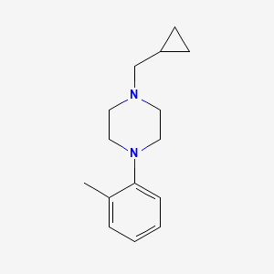 1-(Cyclopropylmethyl)-4-(2-methylphenyl)piperazine