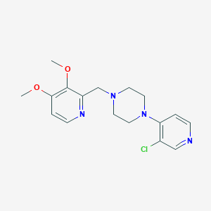 1-(3-Chloropyridin-4-yl)-4-[(3,4-dimethoxypyridin-2-yl)methyl]piperazine