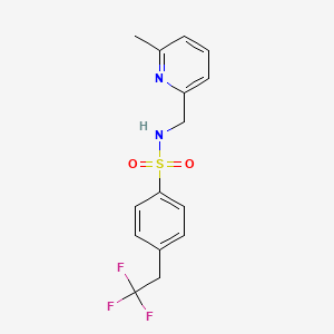 N-[(6-methylpyridin-2-yl)methyl]-4-(2,2,2-trifluoroethyl)benzenesulfonamide