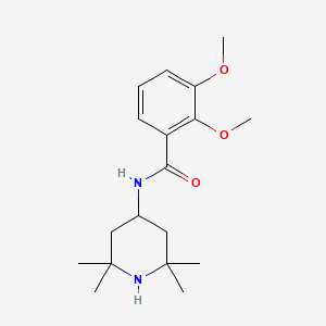 2,3-dimethoxy-N-(2,2,6,6-tetramethylpiperidin-4-yl)benzamide