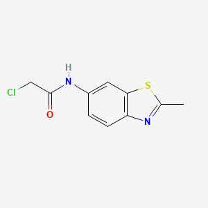 2-chloro-N-(2-methyl-1,3-benzothiazol-6-yl)acetamide