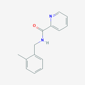 N-[(2-methylphenyl)methyl]pyridine-2-carboxamide