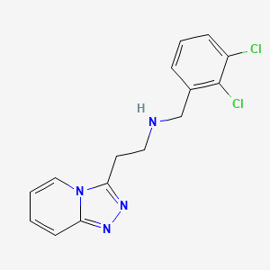 N-[(2,3-dichlorophenyl)methyl]-2-([1,2,4]triazolo[4,3-a]pyridin-3-yl)ethanamine