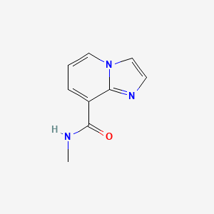 molecular formula C9H9N3O B7673391 N-methylimidazo[1,2-a]pyridine-8-carboxamide 