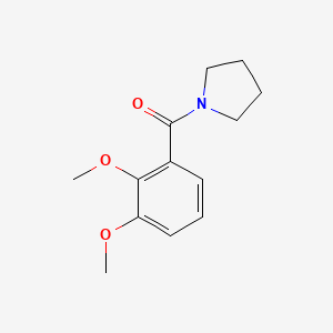 molecular formula C13H17NO3 B7673409 1-(2,3-Dimethoxybenzoyl)pyrrolidine 