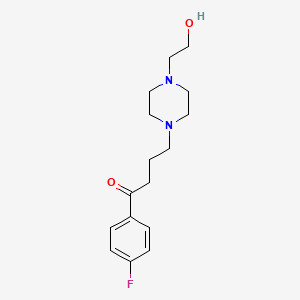 1-(4-Fluorophenyl)-4-[4-(2-hydroxyethyl)piperazin-1-yl]butan-1-one