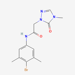 N-(4-bromo-3,5-dimethylphenyl)-2-(4-methyl-5-oxo-1,2,4-triazol-1-yl)acetamide